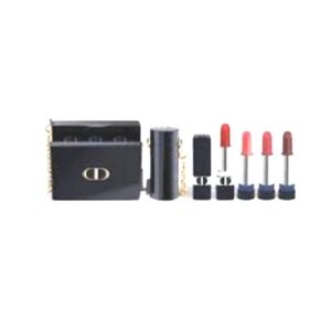 NIB - DIOR Rouge Minaudière Clutch & 4-Piece Lipstick Set
